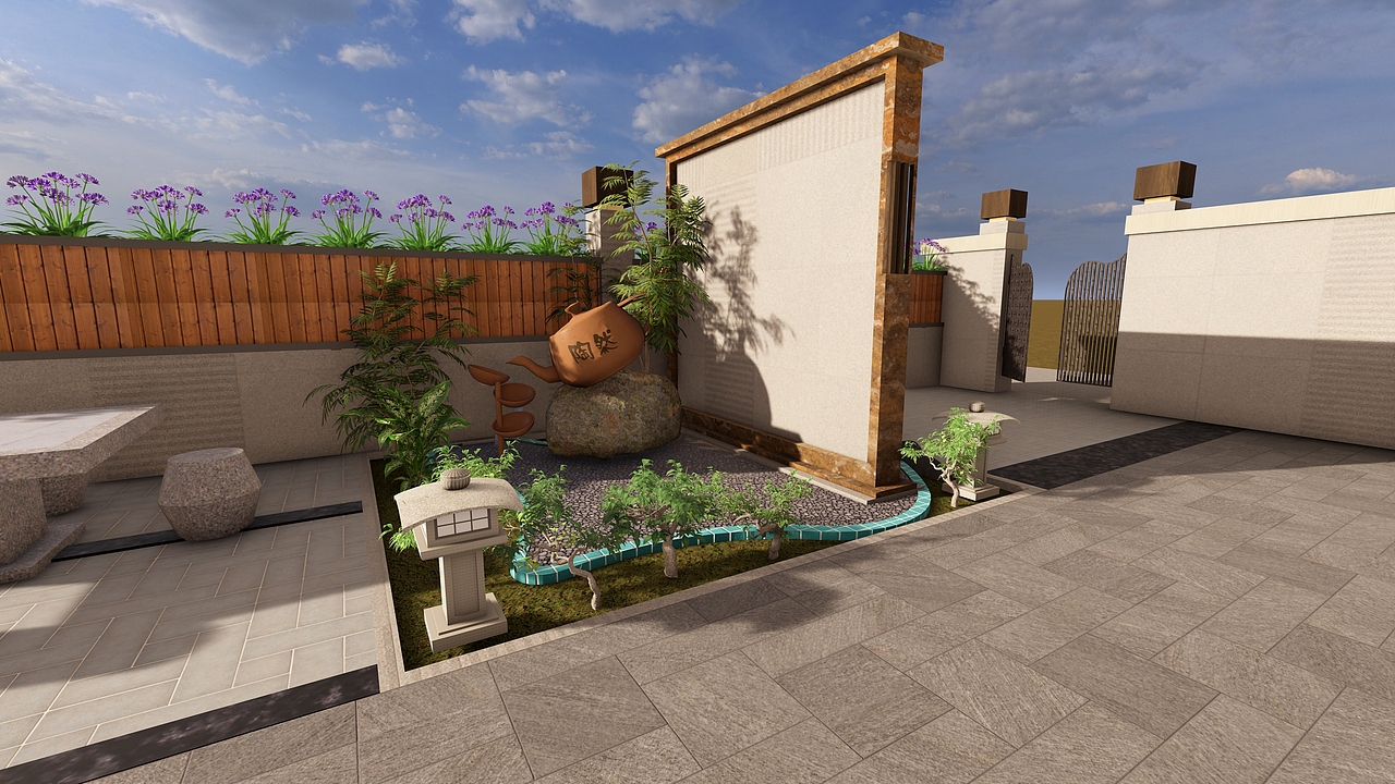 别墅庭院景观设计（图ZMzczMDIxMzUy） - 景观设计 - 站酷设计师弘辉原创素材 - 站酷ZCOOL