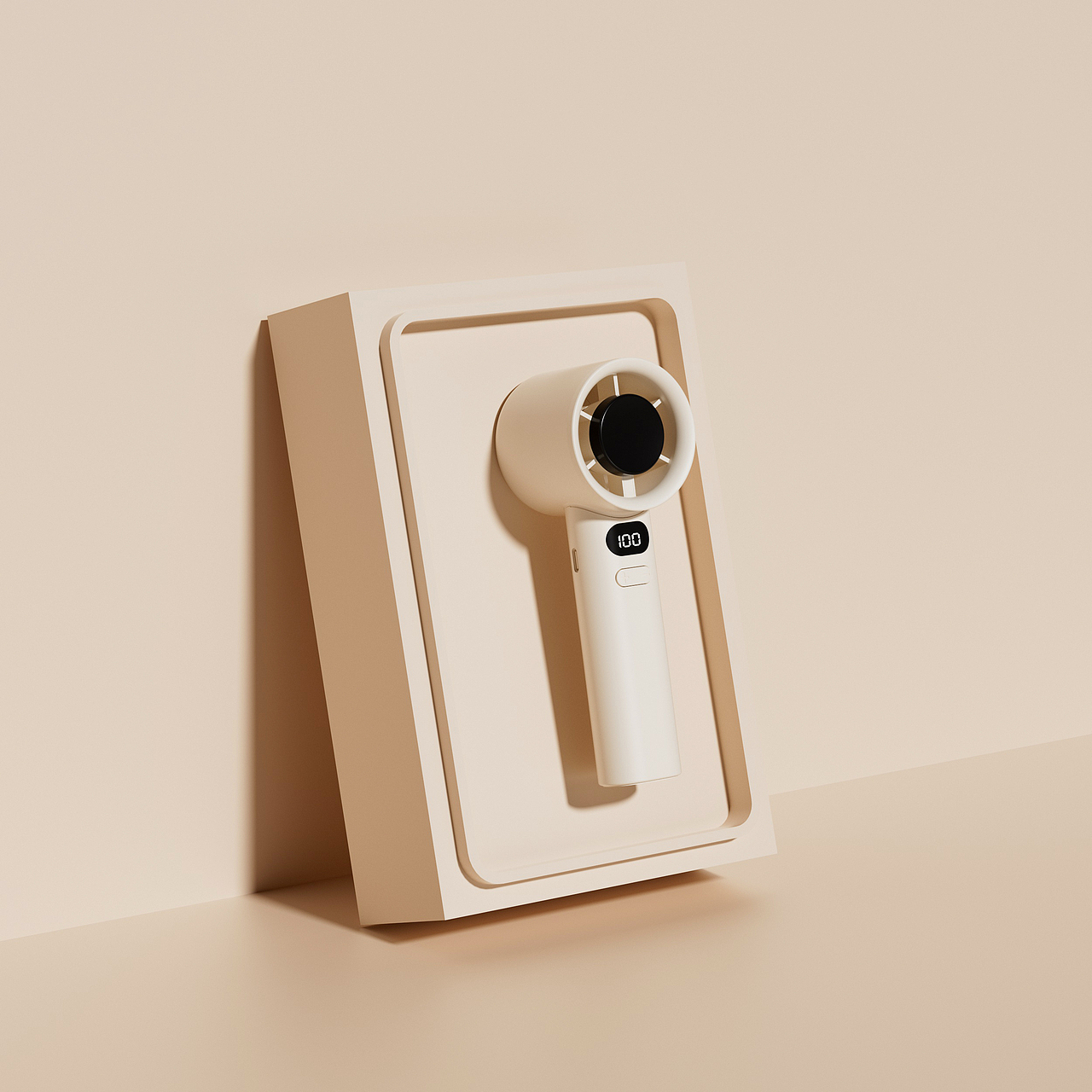 夏日手持小风扇建模渲染（图ZMzczMDMwMzUy） - 产品 - 站酷设计师白黒91原创素材 - 站酷ZCOOL