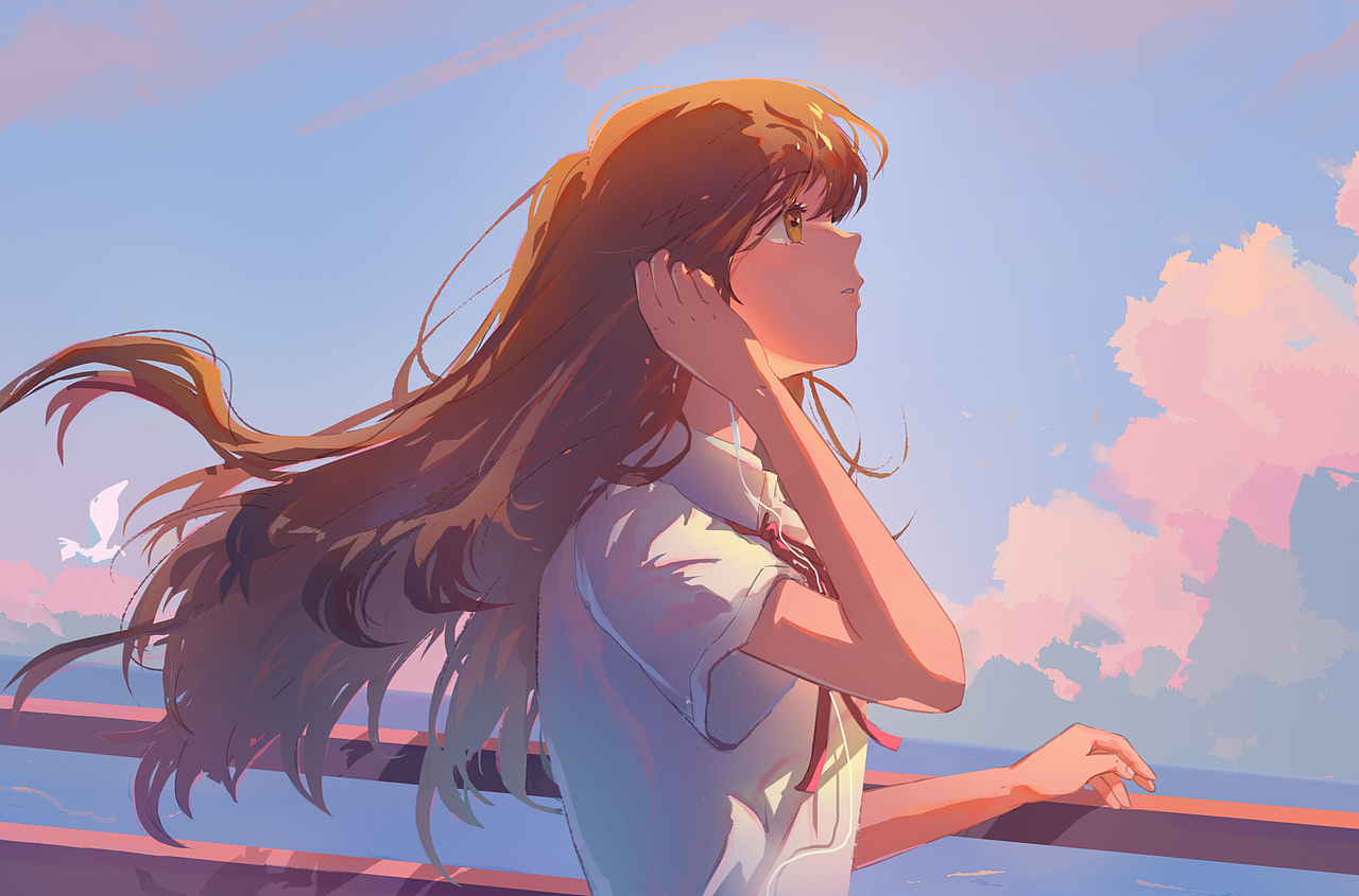 七月的風（圖ZMzczMDMwOTYw） - 藝術(shù)插畫 - 站酷設(shè)計師糖谷一原創(chuàng)素材 - 站酷ZCOOL