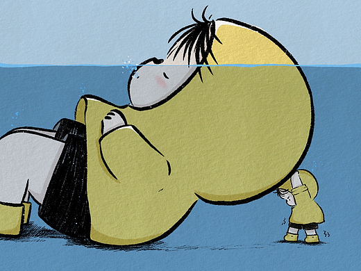 我会不顾一切地救ta 因为ta是我自己啊