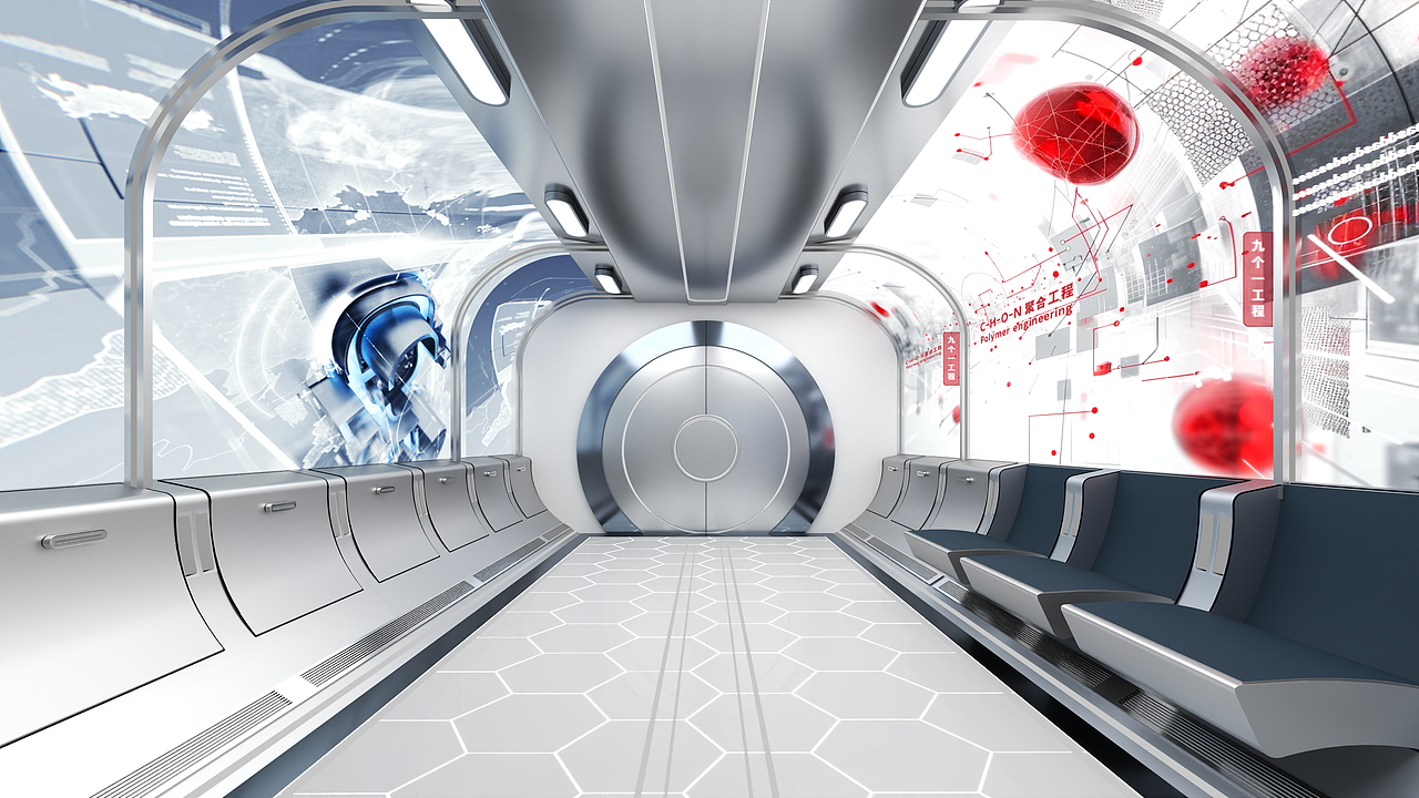 某新材料企业展厅设计（图ZMzczMDQxMzQw） - 展陈设计 - 站酷设计师今天您做图了吗原创素材 - 站酷ZCOOL