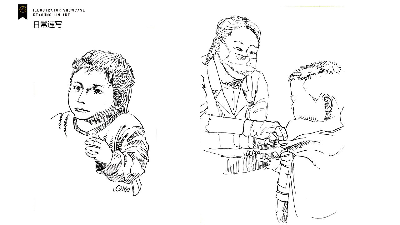 KEYO速写簿丨2024年6月插画合集（图ZMzczMDQ4NjA4） - 绘画 - 站酷设计师KeYoung_Lin原创素材 - 站酷ZCOOL