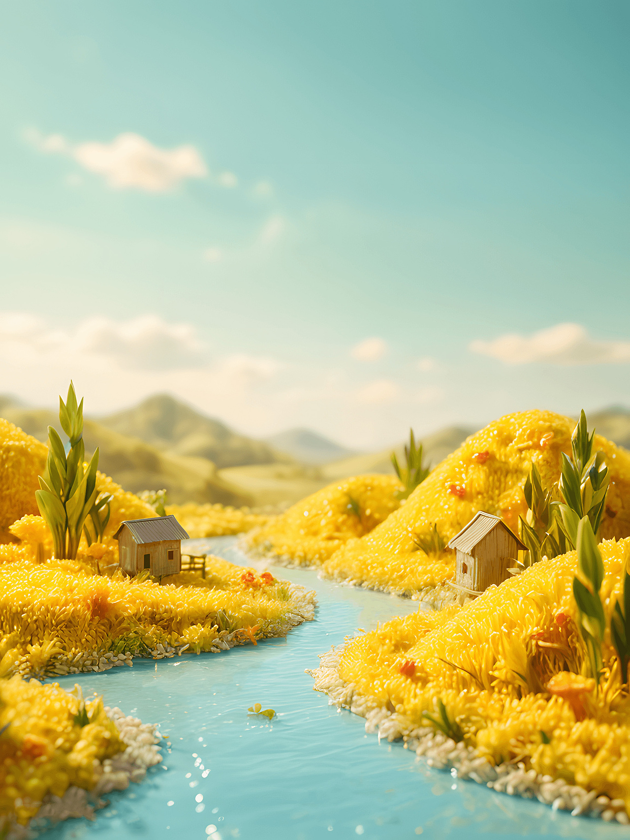 《微耕四季 ·人生一刻》（图ZMzczMDUyOTM2） - AI作品 - 站酷设计师创梦社原创素材 - 站酷ZCOOL