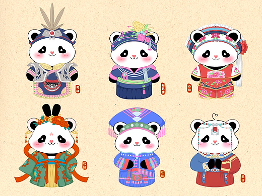 56个民族系列IP设计part one