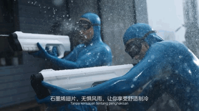 二进智✖️美的（海外空调）✌️小蓝人系列之防腐蚀（图ZMzczMDY0MTQ0） - 短片 - 站酷设计师二进智原创素材 - 站酷ZCOOL