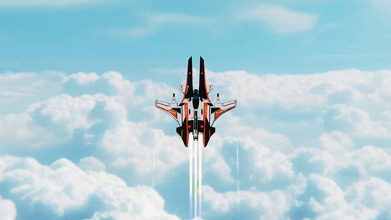 飞行堡垒 blender 动画短片