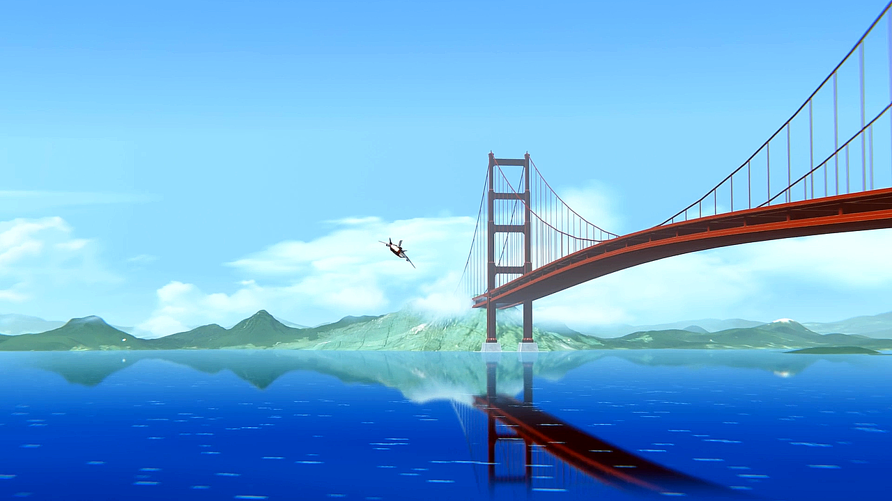 飞行堡垒 blender 动画短片