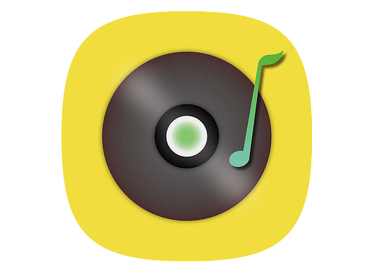 QQ音乐logo变形设计