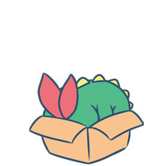 《小莹团子》表情包第一弹 恐龙宝宝——周小米女王