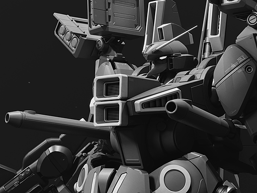 《Mobile Suit Gundam》雾气街道