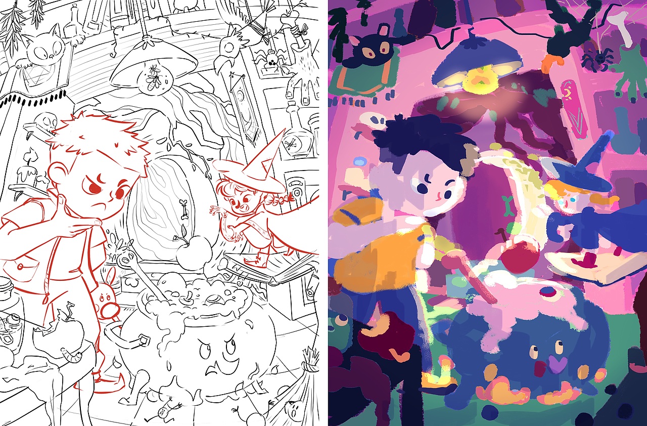 上半年的书籍封面,杂志配图和个人创作