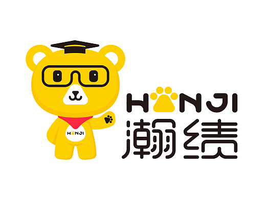 托管自习室LOGO+IP吉祥物