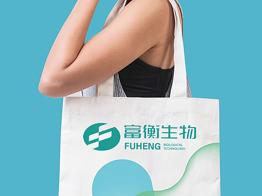 富恒生物｜生物科技logo医疗生物logo医药细胞公司