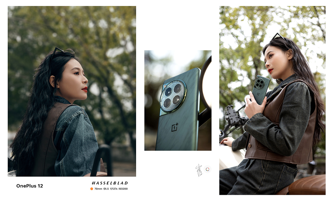 一加12 苍绿 —— 哈苏人像与机车的碰撞（Model）