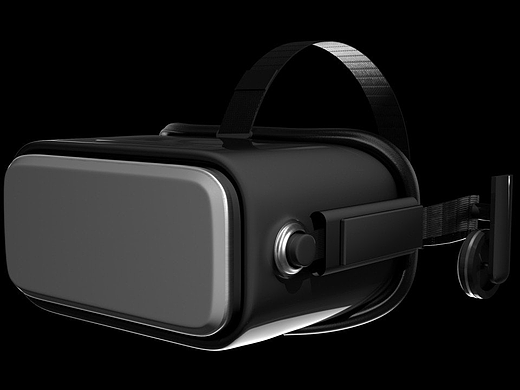 PR模板|逼真动画虚拟现实耳机VR眼镜标志LOGO演绎游戏