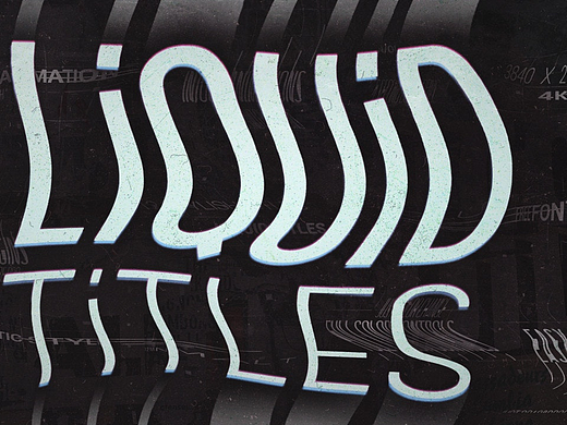 PR模板|时尚效果液态标题动画视频宣传片