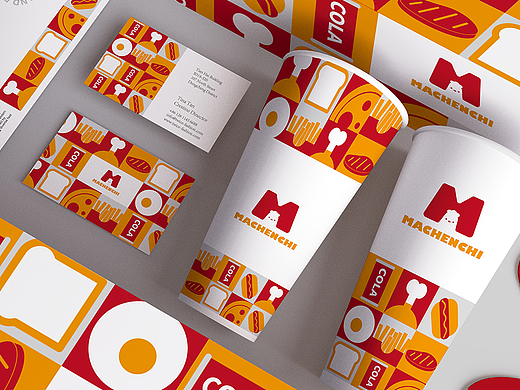 MACHENCHI | 快餐店视觉设计 | LOGO设计