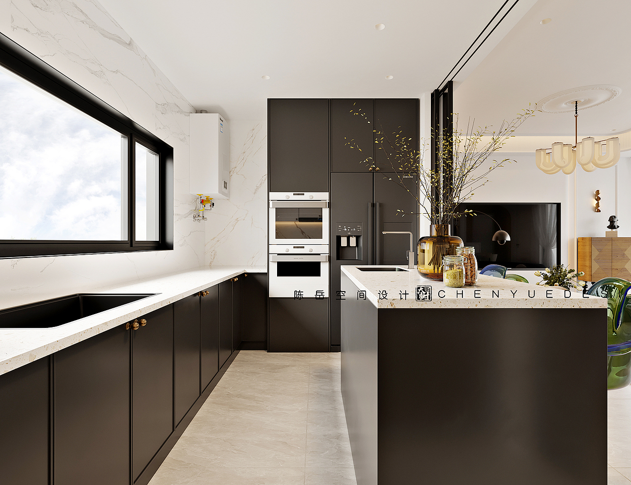 陈岳作品 | 金茂逸墅 优雅法式（图ZMzczMTM1Nzky） - 家装设计 - 站酷设计师ATDESIGN陈岳原创素材 - 站酷ZCOOL