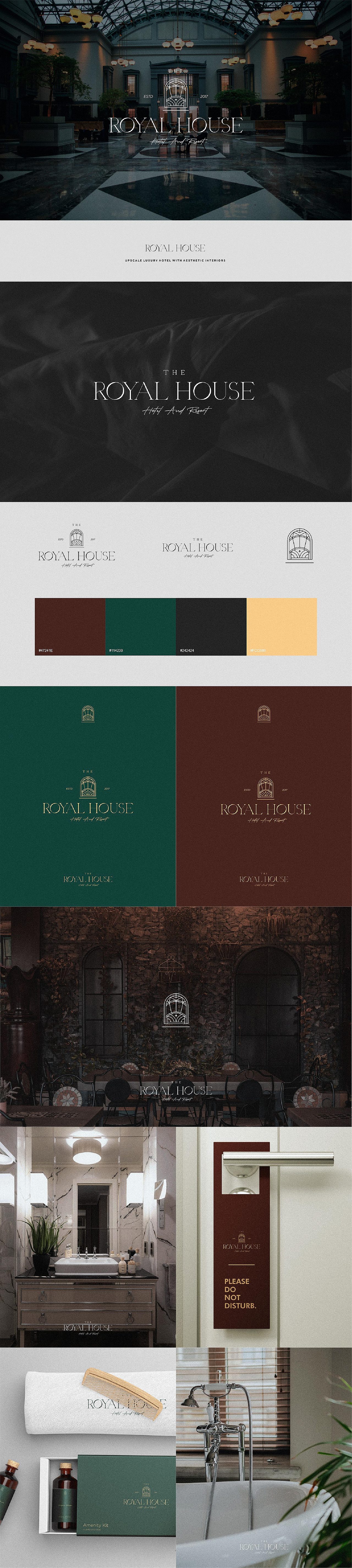 皇室酒店｜简约风·高端酒店ogo设计vi系统设计（图ZMzczMTM2NTQ0） - Logo - 站酷设计师品牌Designer丹丹原创素材 - 站酷ZCOOL