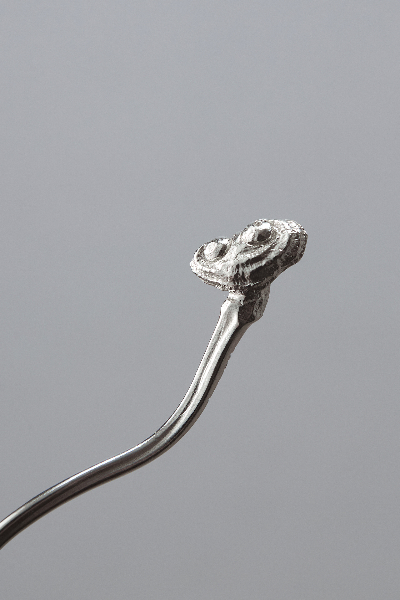 茶具拍摄 银质茶针