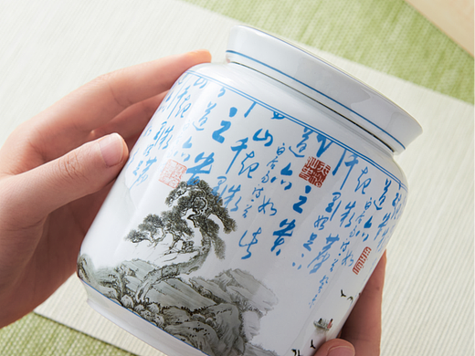 瓷罐茶叶礼盒 黄山毛峰