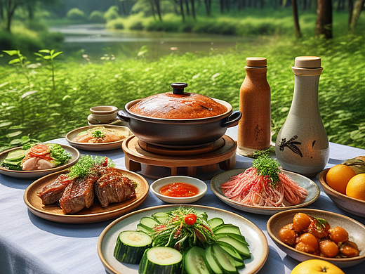 满汉全席（个人主页-ZNjkwNjU4OTY=） - AI作品 - 站酷设计师Laity俗人原创素材 - 站酷ZCOOL