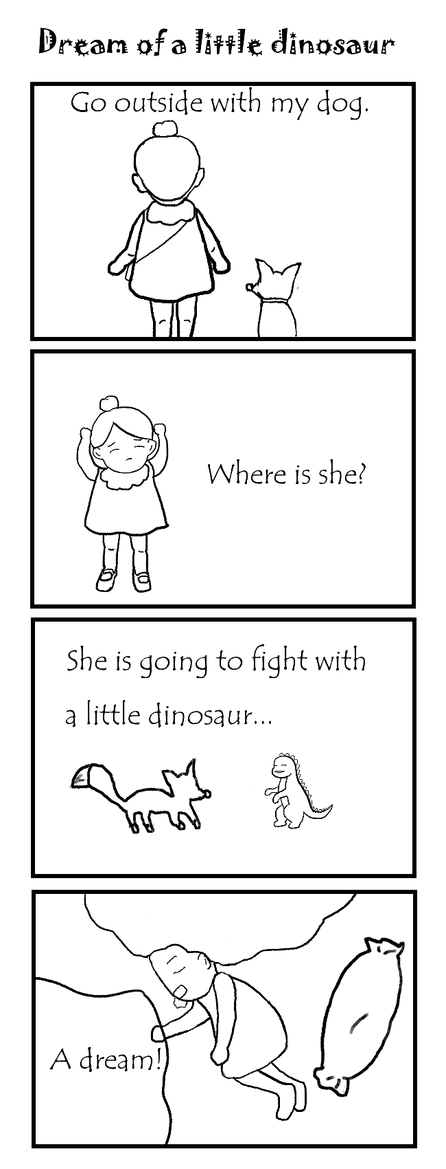 梦见一只小恐龙（图ZMzczMTg1MDk2） - 短篇/格漫 - 站酷设计师lumot原创素材 - 站酷ZCOOL