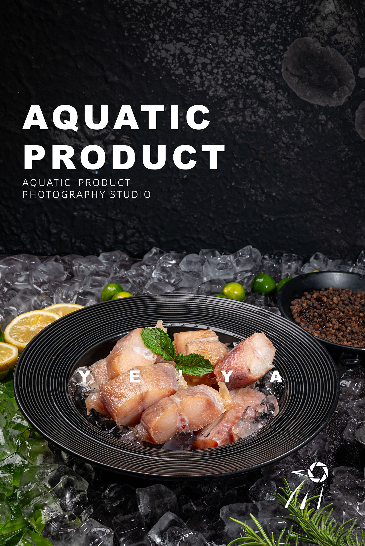 海鲜水产品冷冻农产品鱼类拍摄