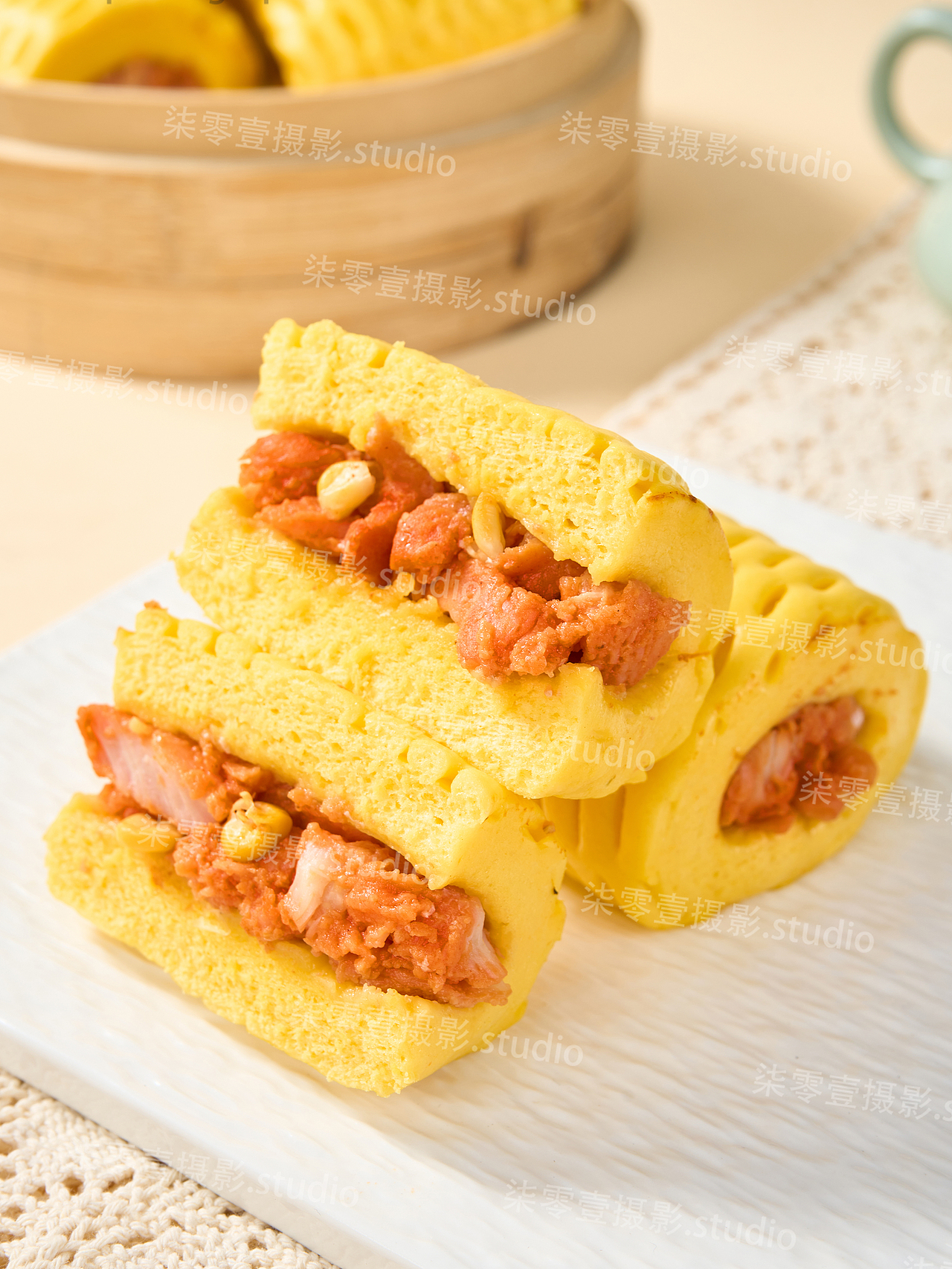 新奥尔良鸡腿肉包｜美食拍摄（图ZMzczMjAxNzc2） - 美食摄影 - 站酷设计师柒零壹studio原创素材 - 站酷ZCOOL