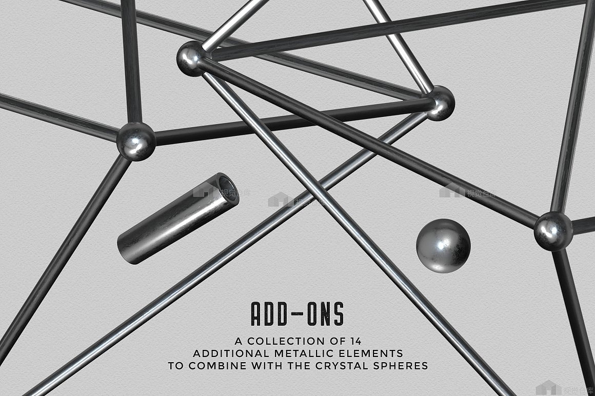 28个水晶球元素PNG设计素材 Crystal Spheres