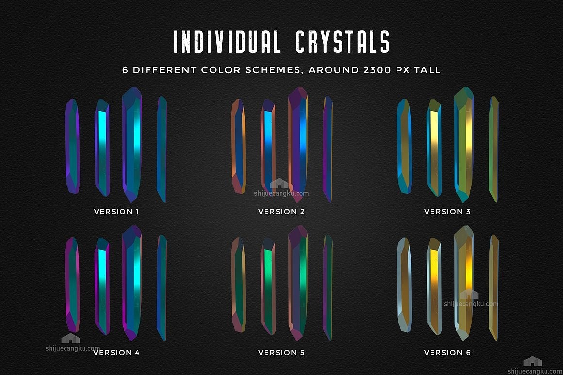 28个水晶球元素PNG设计素材 Crystal Spheres