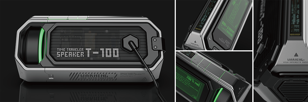 桌面音响设计-Lyrics Speaker（图ZMzczMjA2MTg0） - 电子产品 - 站酷设计师NewBeats_6原创素材 - 站酷ZCOOL