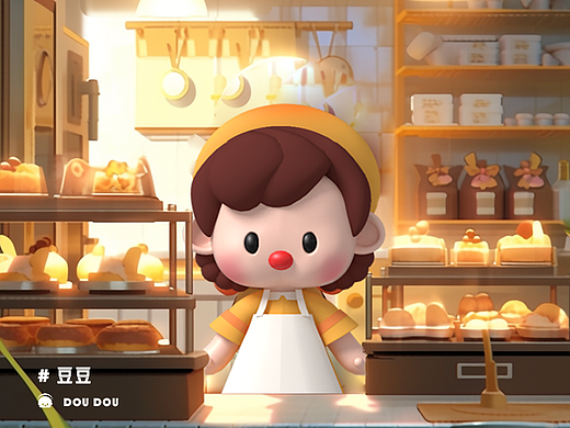 【DOUDOU】小红豆|原创IP|烘焙IP|甜品IP