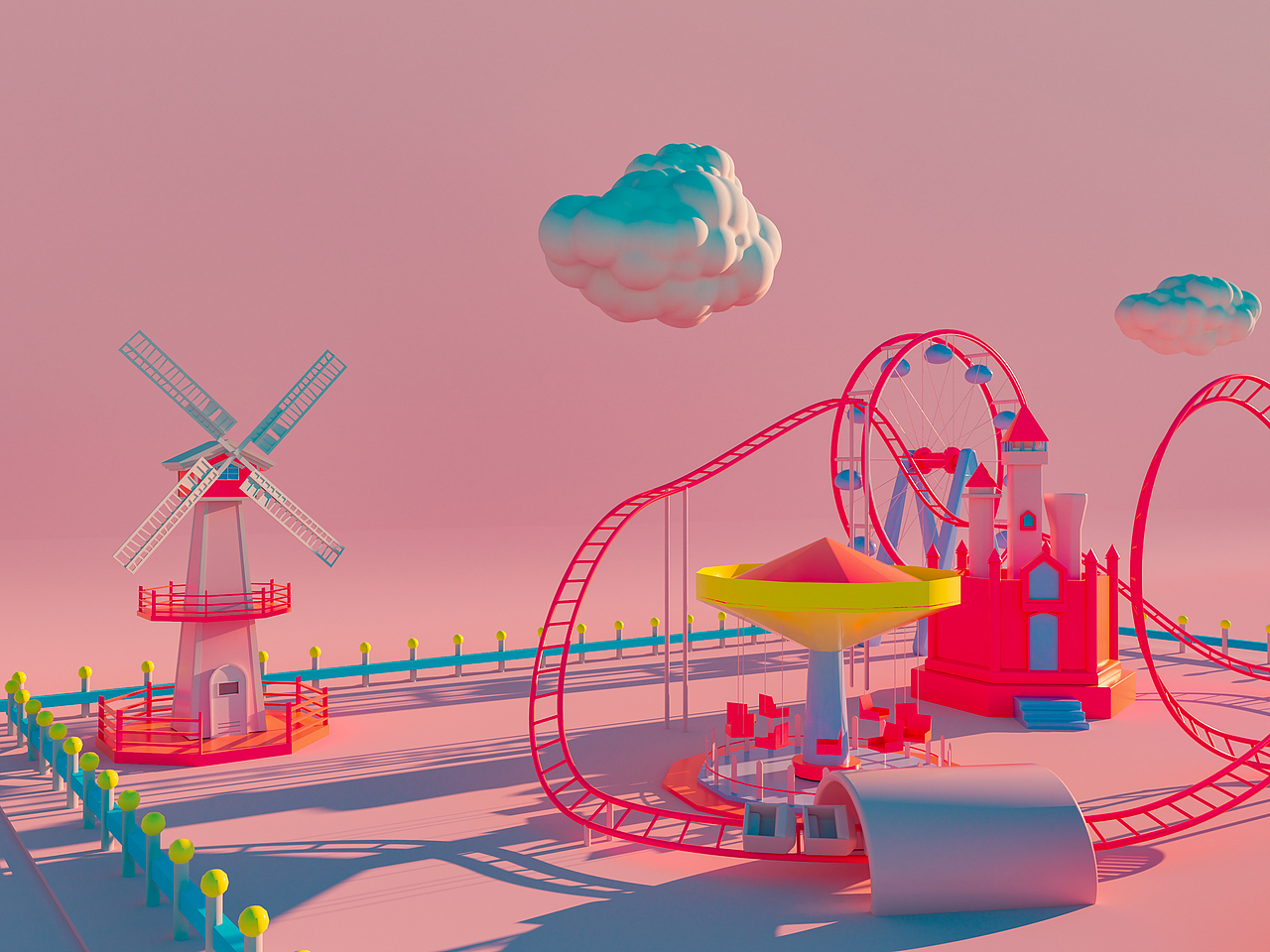 阳光游乐场（图ZMzczMjA3OTY4） - 场景 - 站酷设计师基德的向日葵原创素材 - 站酷ZCOOL
