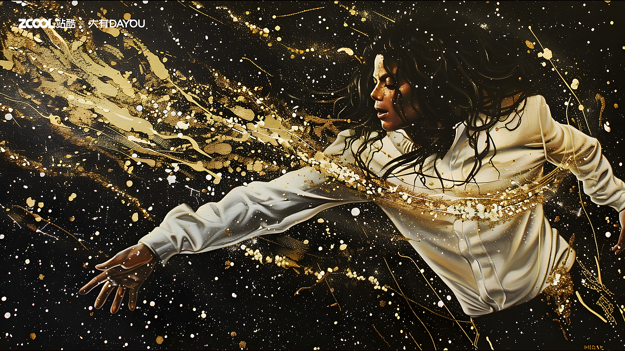 MICHEAL JACKSON-繁星未来之梦（图ZMzczMjEyODcy） - 海报 - 站酷设计师米右左原创素材 - 站酷ZCOOL