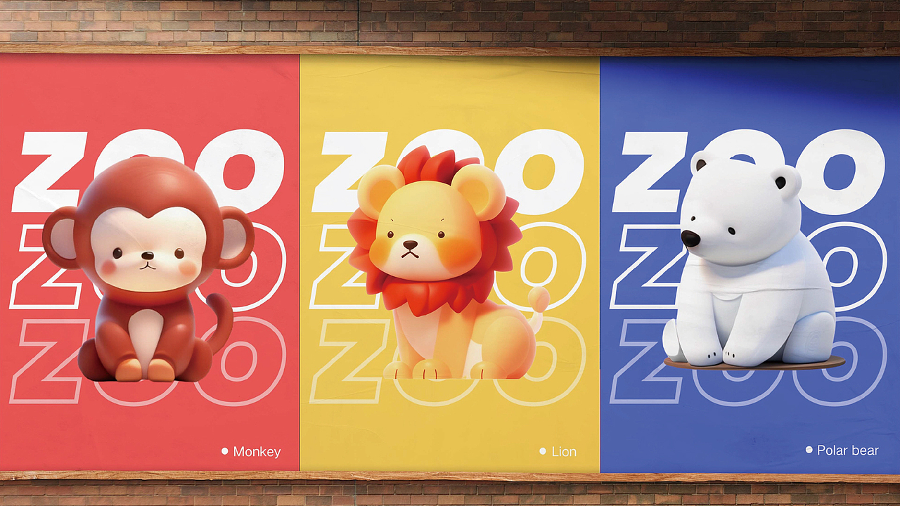 萌宠乐园-品牌设计（图ZMzczMjE3OTk2） - IP形象 - 站酷设计师荷包了蛋原创素材 - 站酷ZCOOL