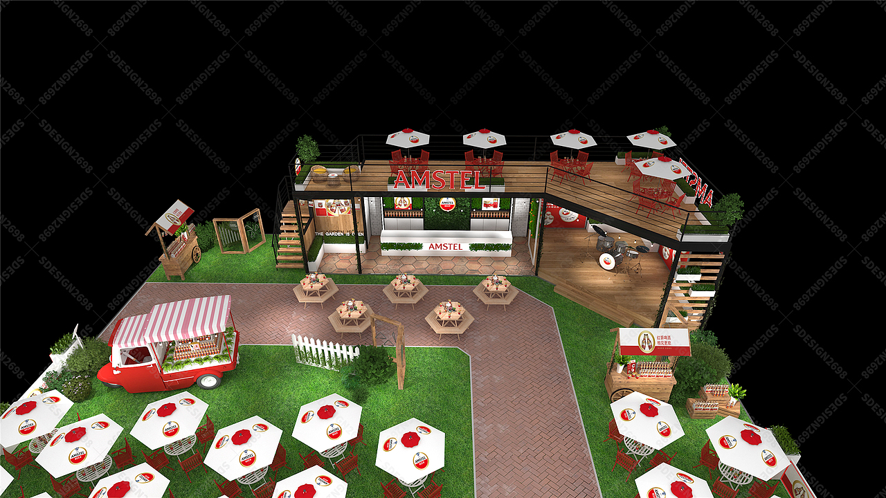 啤酒花园,红爵啤酒大棚,啤酒节门头