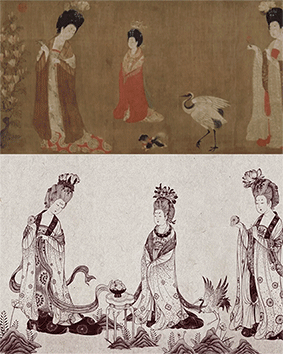 簪花仕女图×中秋（图ZMzczMjIxNzQw） - 商业插画 - 站酷设计师乎阿阿阿阿原创素材 - 站酷ZCOOL