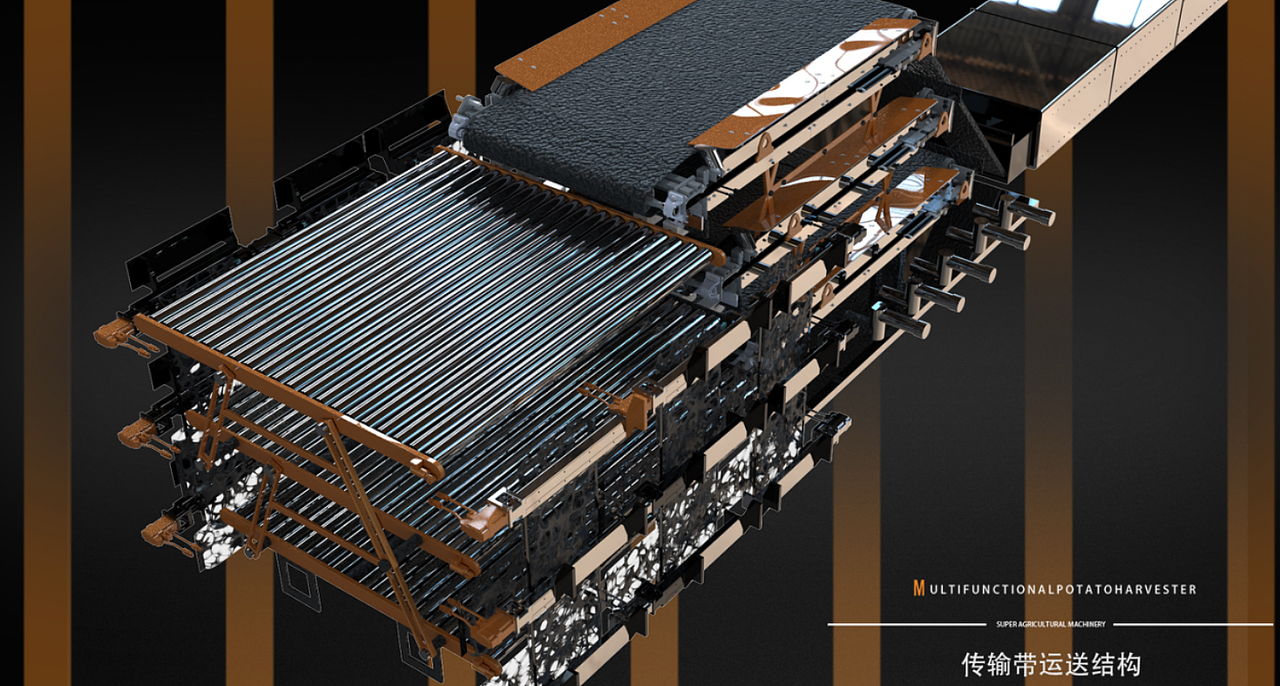 多功能土豆收割机方案一（图ZMzczMjI1MjYw） - 工业用品/机械 - 站酷设计师ideological原创素材 - 站酷ZCOOL
