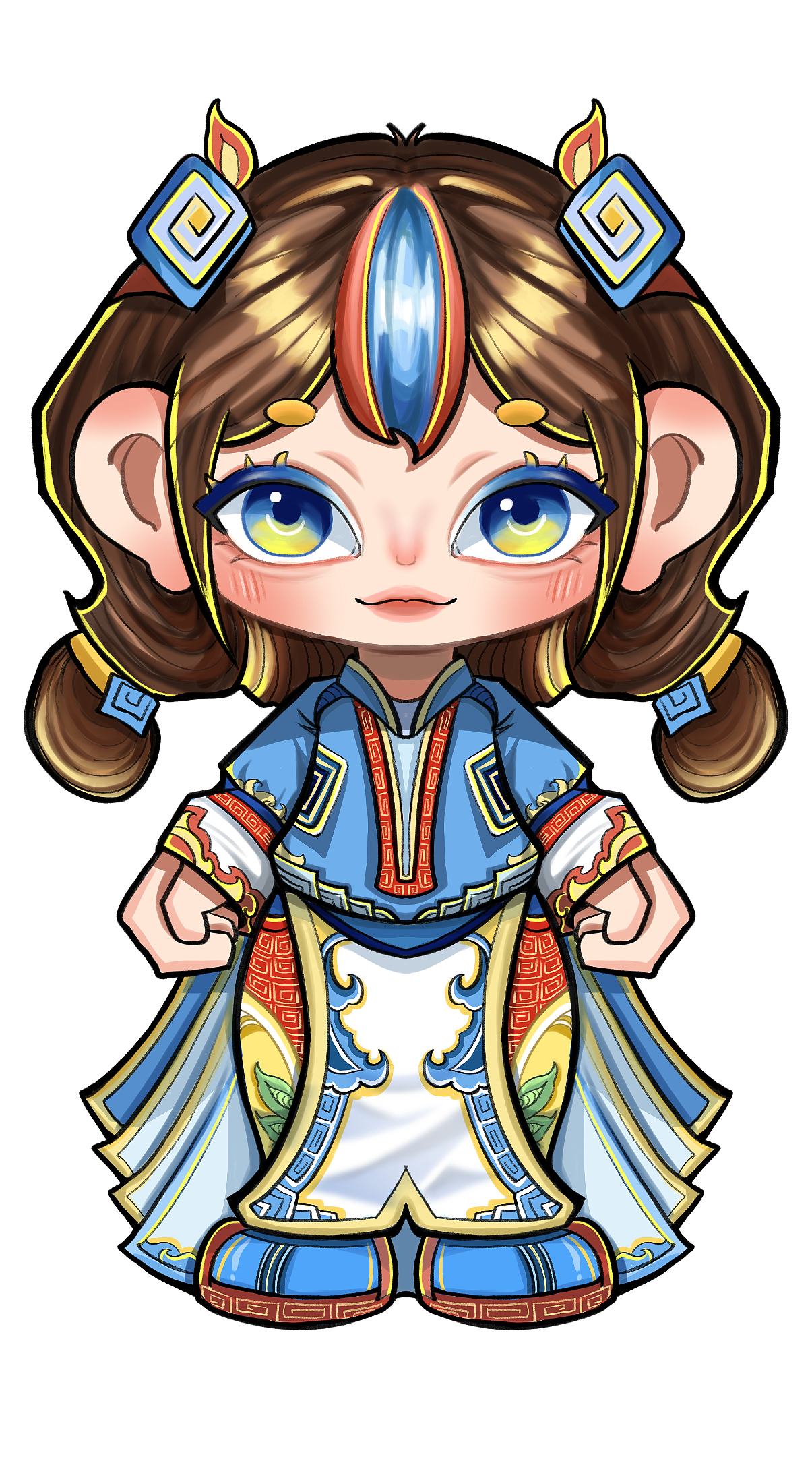 #2024青春答卷# 《cloisonne》（图ZMzczMjUxNDYw） - IP形象 - 站酷设计师数字艺术产业学院原创素材 - 站酷ZCOOL