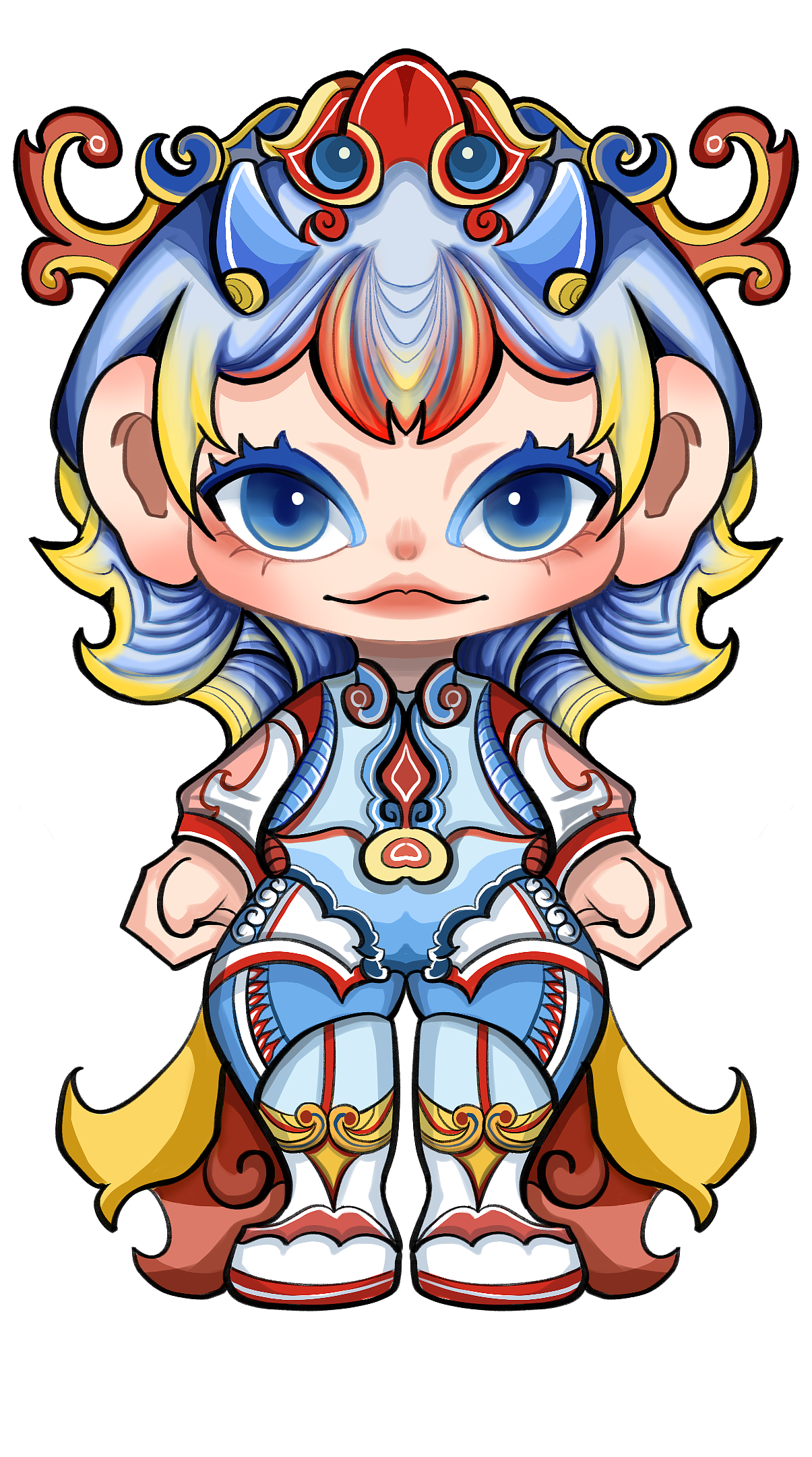 #2024青春答卷# 《cloisonne》（图ZMzczMjUxNDQ4） - IP形象 - 站酷设计师数字艺术产业学院原创素材 - 站酷ZCOOL