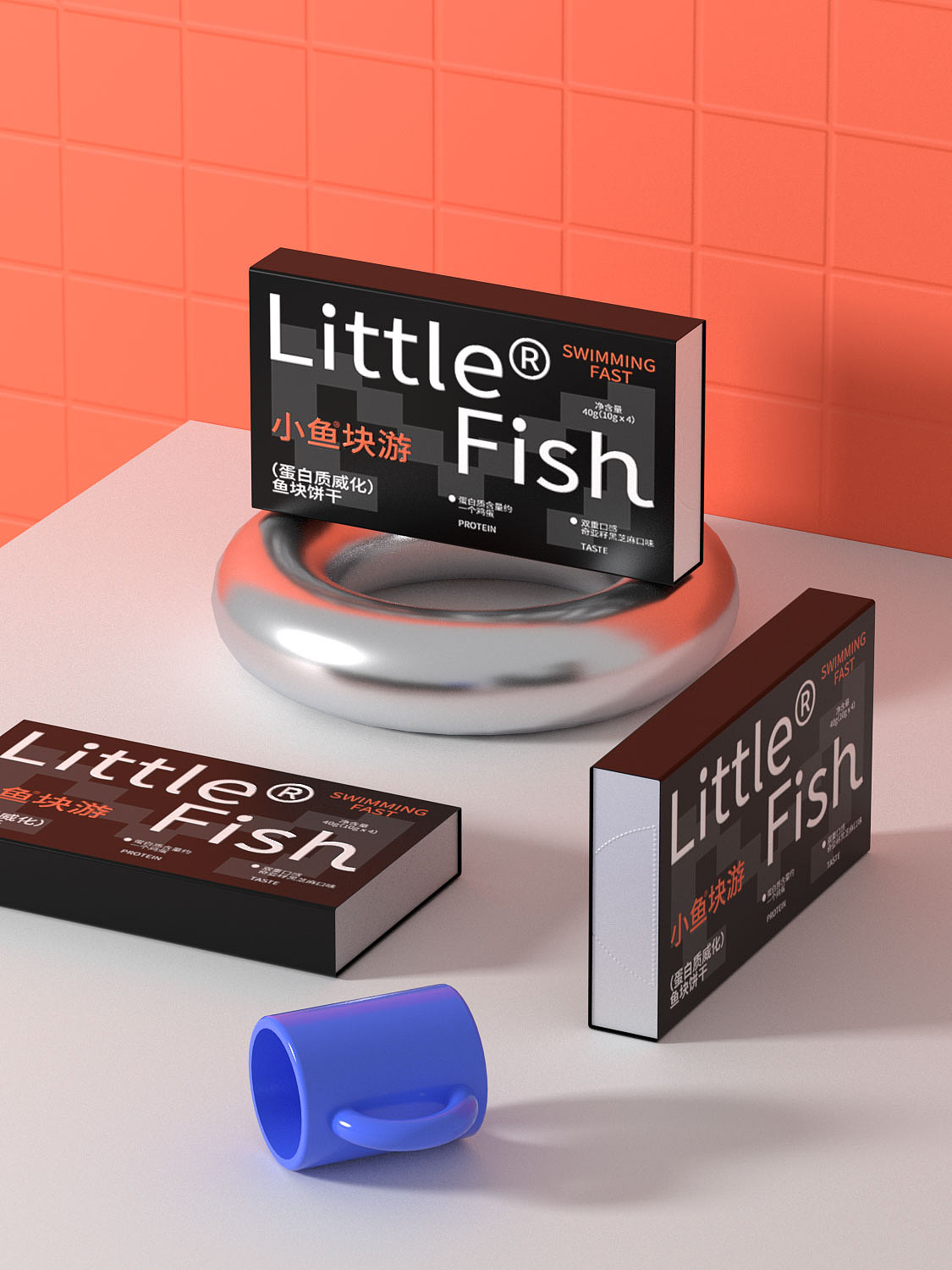 小鱼块游（蛋白质饼干）（图ZMzczMjU4MDM2） - 包装 - 站酷设计师神经质的双子原创素材 - 站酷ZCOOL