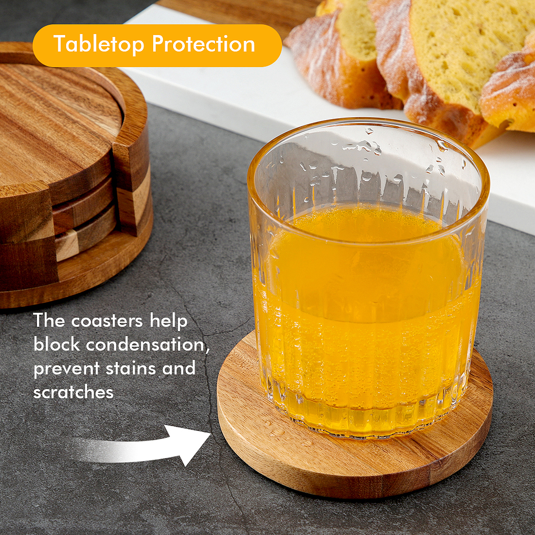 木杯垫拍摄-亚马逊