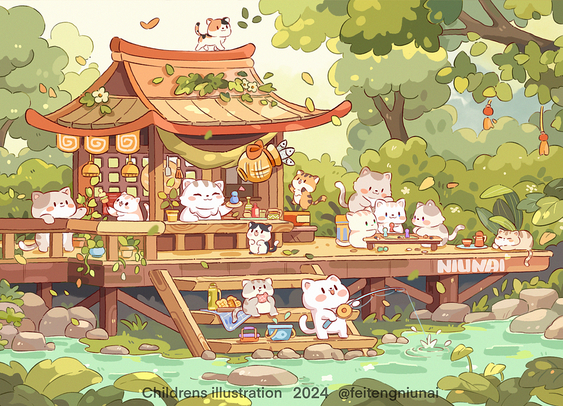 2024（上半年）插画总结（图ZMzczMjYxOTcy） - 创作习作 - 站酷设计师沸腾牛奶原创素材 - 站酷ZCOOL