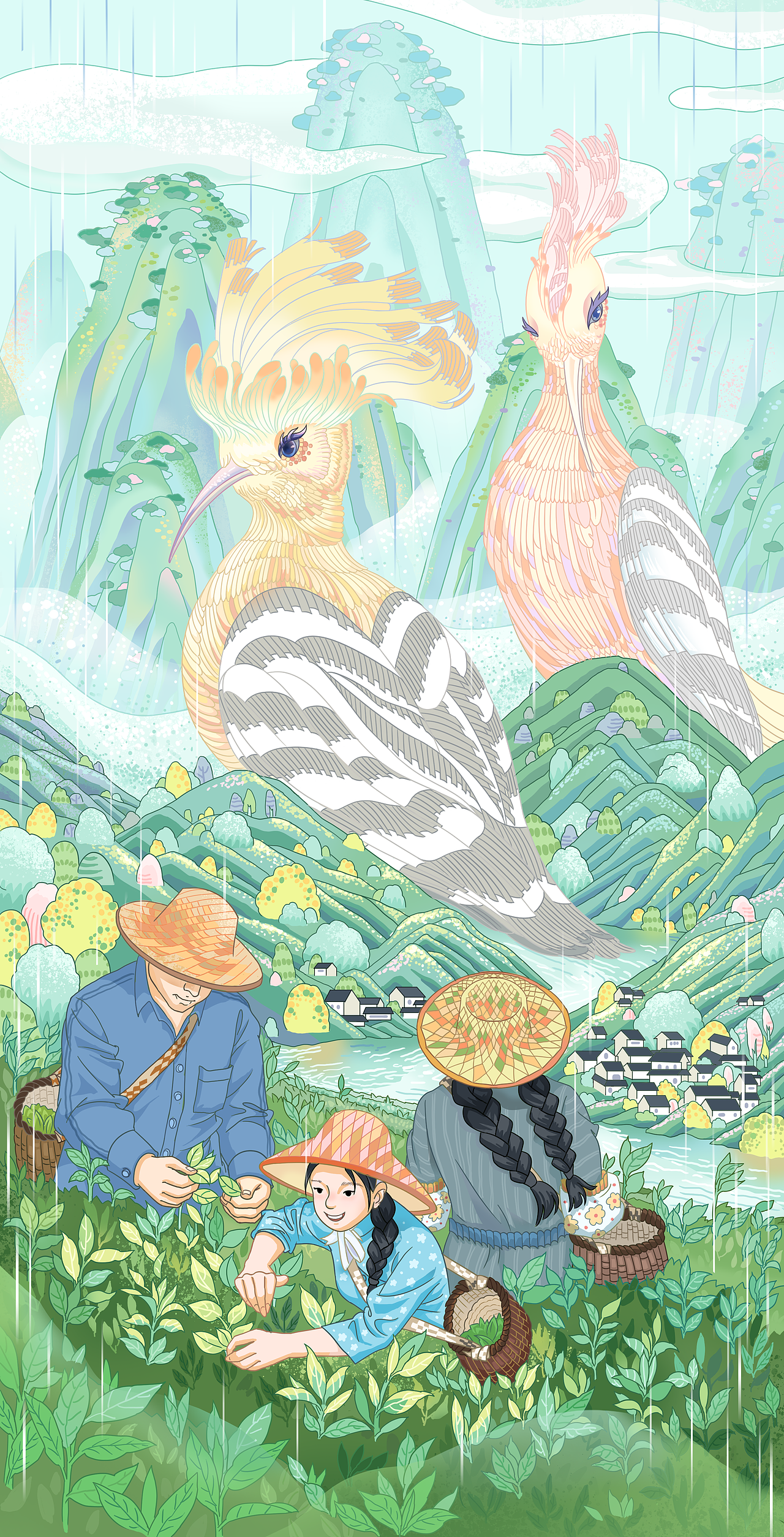 谷雨 | 春山谷雨前 并手摘芳烟