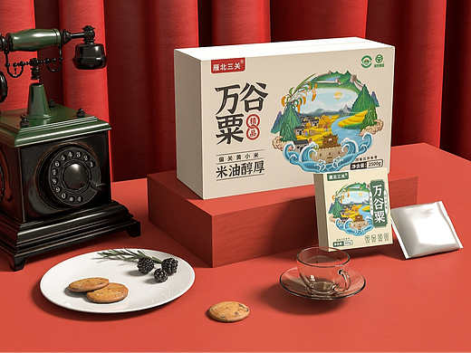 黄小米包装排版设计（团队合作制作）