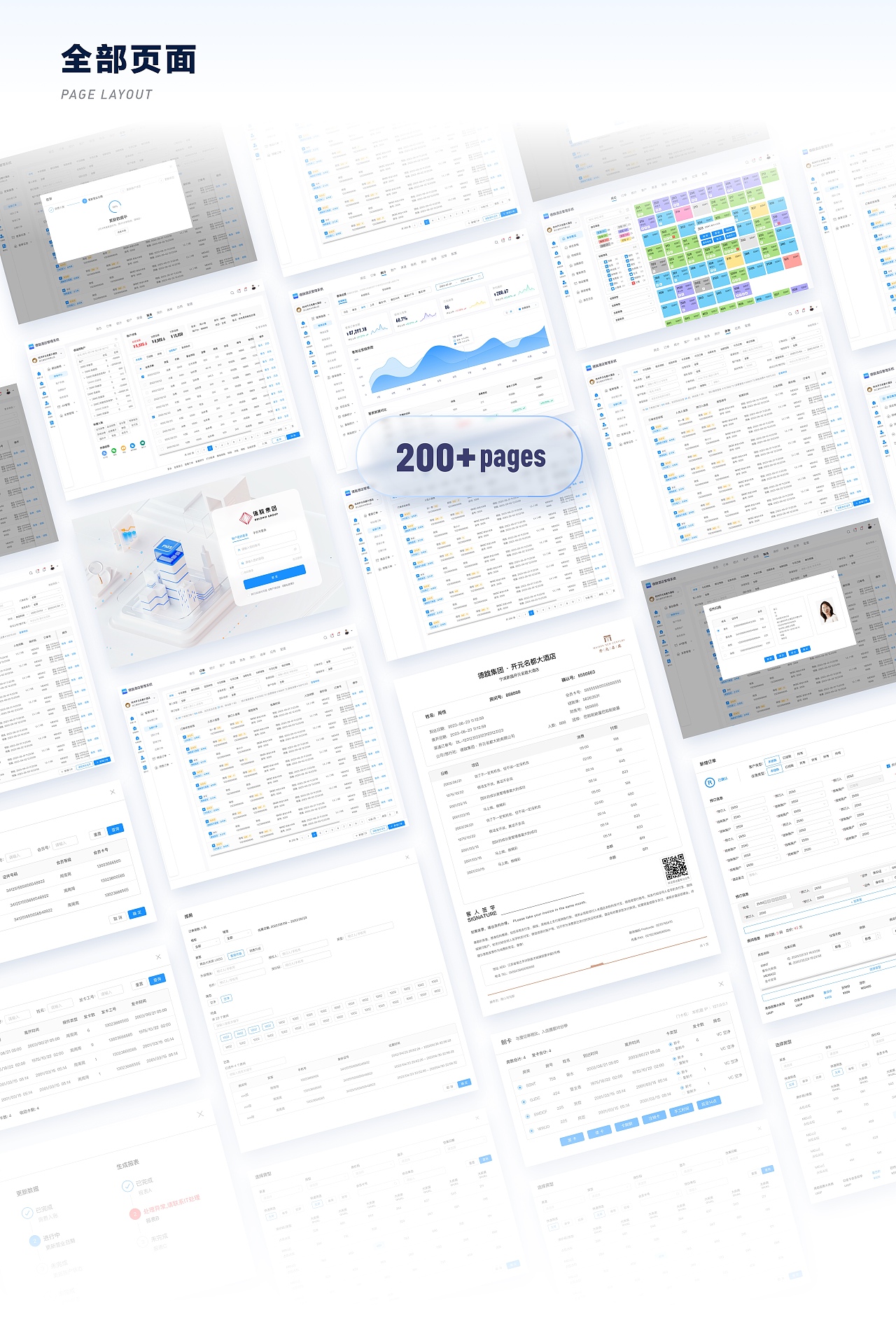 B端后台-PMS酒店管理系统（图ZMzczMjc1Nzgw） - 软件界面 - 站酷设计师周周zhouzhouzhou原创素材 - 站酷ZCOOL