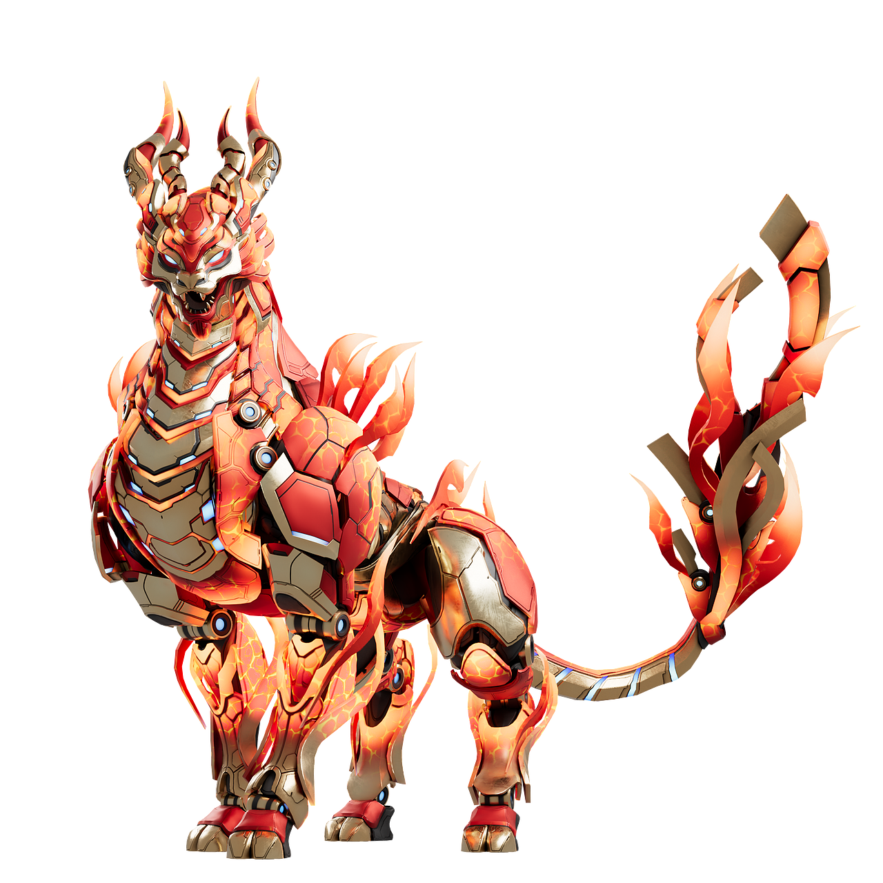 火麒麟-熔岩座（图ZMzczMjgxMDc2） - 人物/生物 - 站酷设计师凯尔大王原创素材 - 站酷ZCOOL