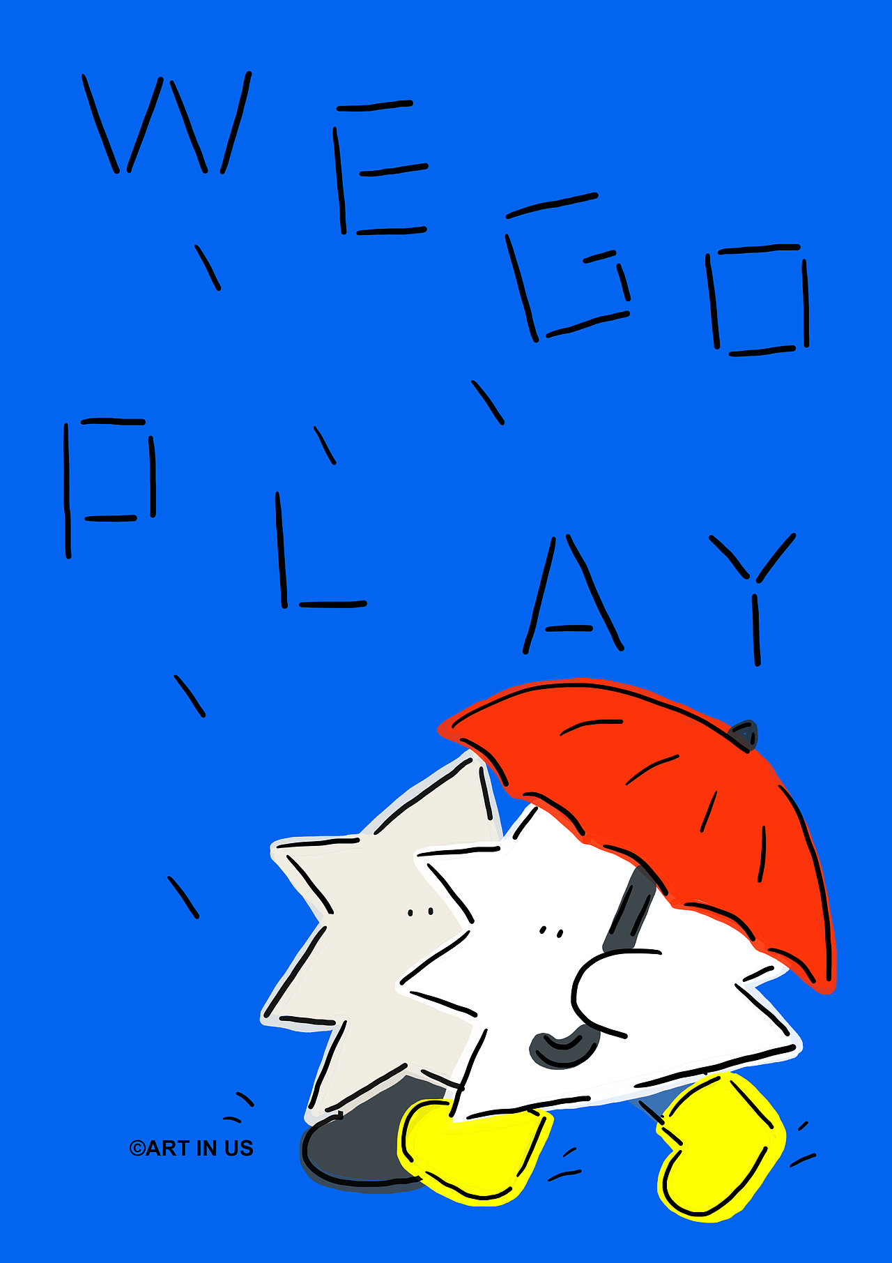 We go play（图ZMzczMjgzMjgw） - 商业插画 - 站酷设计师山兔小小原创素材 - 站酷ZCOOL
