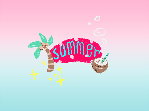 美图创造者计划x夏天一起去海边贴纸